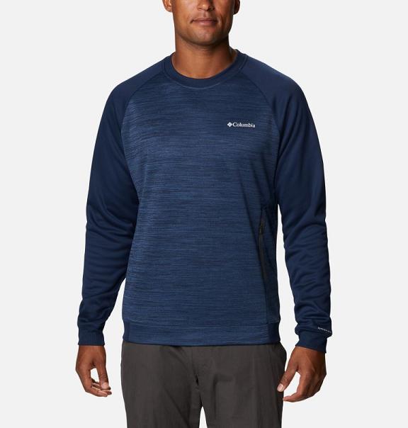 Columbia Tech Trail Hoodies Navy For Men's NZ39167 New Zealand